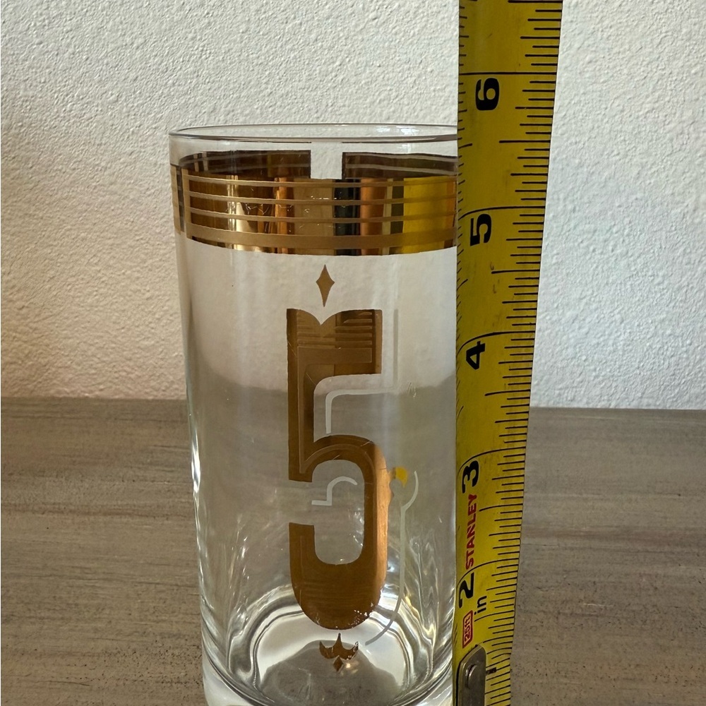 Partial set vintage "Drinks by the Numbers" highball glasses 1, 3, 4, 5, 7, 8 - Picture 4 of 16